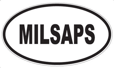 MILSAPS - Oval Sticker