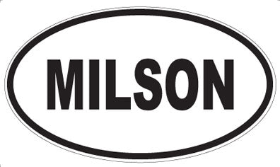 MILSON - Oval Sticker