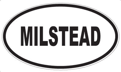 MILSTEAD - Oval Sticker