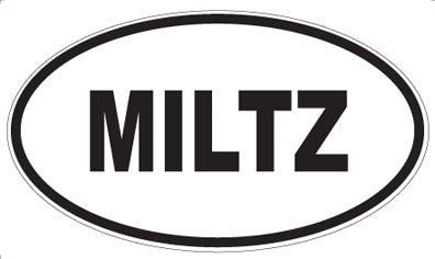 MILTZ - Oval Sticker