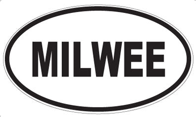 MILWEE - Oval Sticker