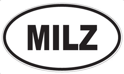 MILZ - Oval Sticker