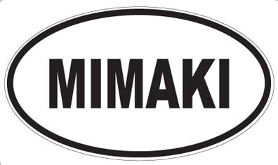 MIMAKI - Oval Sticker