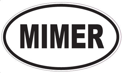 MIMER - Oval Magnet