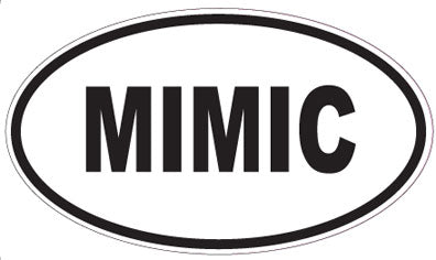MIMIC - Oval Magnet