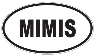 MIMIS - Oval Sticker