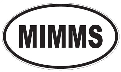 MIMMS - Oval Sticker