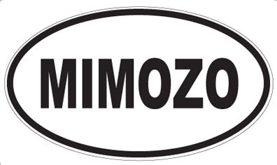 MIMOZO - Oval Sticker