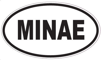MINAE - Oval Magnet