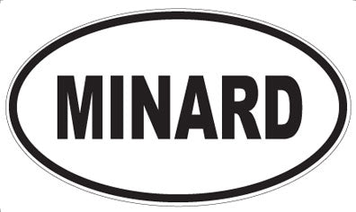 MINARD - Oval Sticker