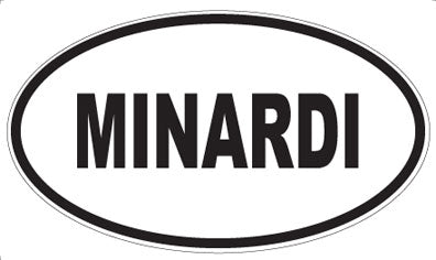 MINARDI - Oval Magnet