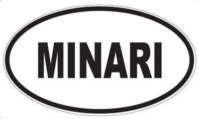 MINARI - Oval Sticker