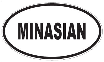MINASIAN - Oval Sticker