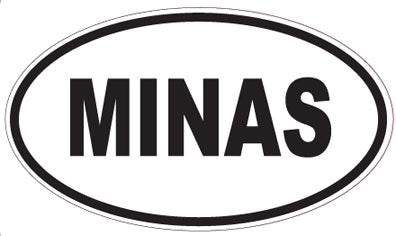 MINAS - Oval Magnet