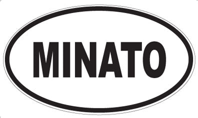 MINATO - Oval Sticker