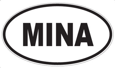 MINA - Oval Magnet