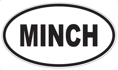 MINCH - Oval Sticker