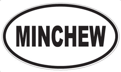 MINCHEW - Oval Magnet