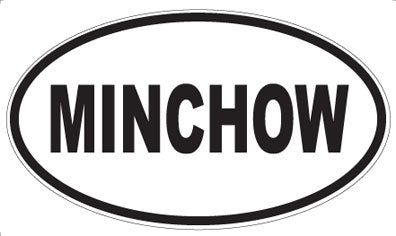 MINCHOW - Oval Sticker