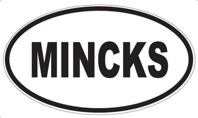 MINCKS - Oval Sticker