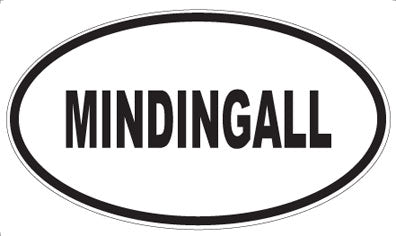 MINDINGALL - Oval Sticker