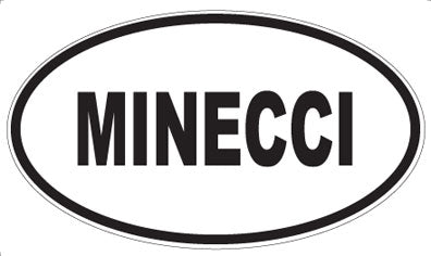 MINECCI - Oval Sticker