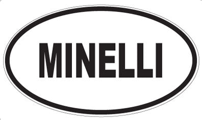 MINELLI - Oval Sticker