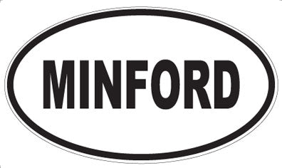 MINFORD - Oval Sticker