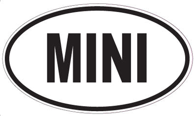 MINI - Oval Sticker