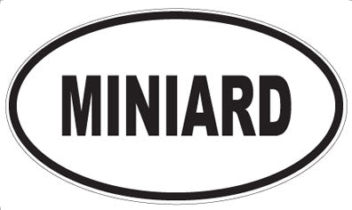 MINIARD - Oval Sticker