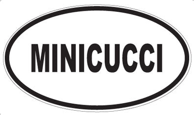 MINICUCCI - Oval Sticker