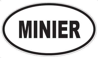 MINIER - Oval Magnet