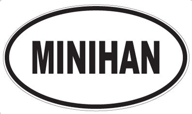 MINIHAN - Oval Sticker