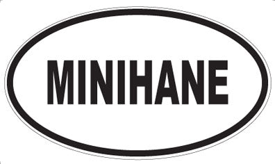 MINIHANE - Oval Sticker