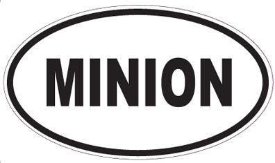 MINION - Oval Sticker