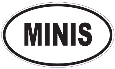 MINIS - Oval Sticker