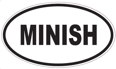 MINISH - Oval Sticker