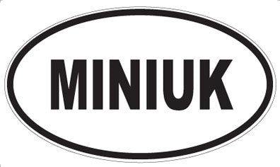 MINIUK - Oval Sticker