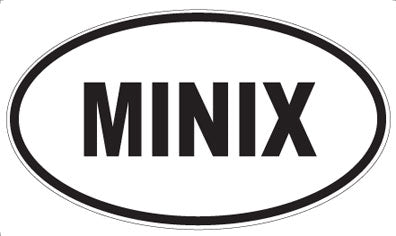 MINIX - Oval Sticker