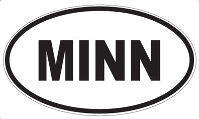 MINN - Oval Sticker