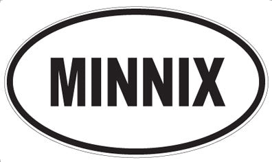 MINNIX - Oval Sticker