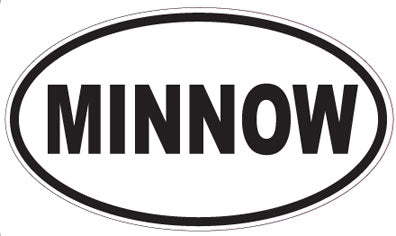 MINNOW - Oval Sticker