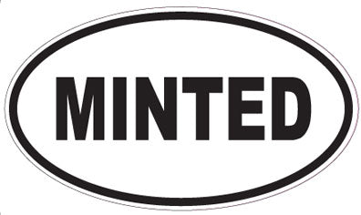 MINTED - Oval Sticker