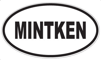 MINTKEN - Oval Sticker