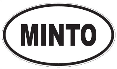 MINTO - Oval Sticker