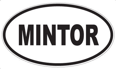 MINTOR - Oval Sticker