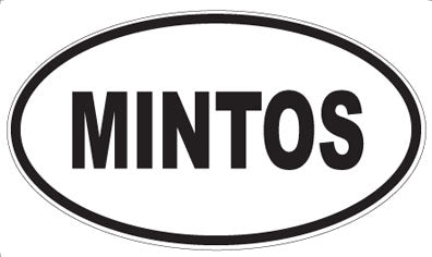MINTOS - Oval Sticker