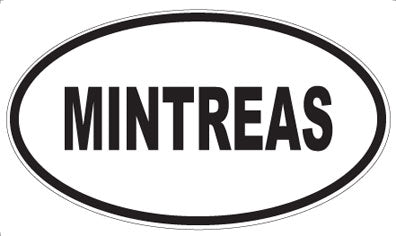 MINTREAS - Oval Sticker