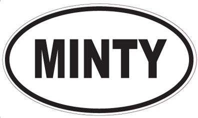 MINTY - Oval Sticker