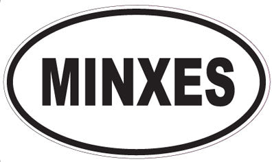 MINXES - Oval Sticker